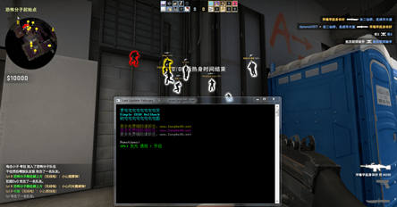 CSGO摘月单板发光透视辅助免费版V8.18